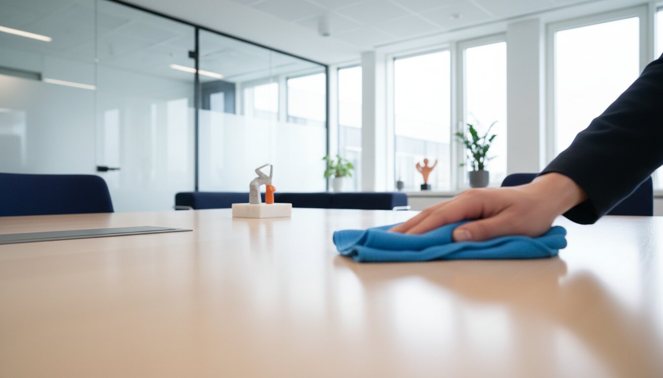 Professionelle Büroreinigung durch banwi